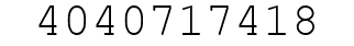 Number 4040717418.