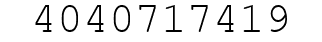 Number 4040717419.