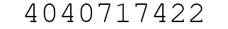 Number 4040717422.