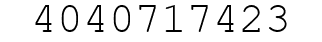 Number 4040717423.