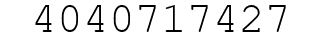 Number 4040717427.
