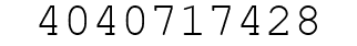 Number 4040717428.