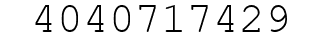 Number 4040717429.