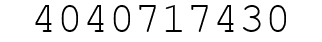 Number 4040717430.