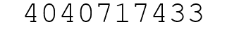 Number 4040717433.