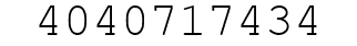Number 4040717434.