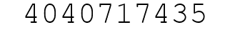 Number 4040717435.