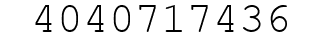 Number 4040717436.