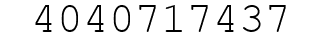 Number 4040717437.