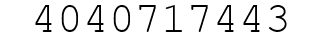 Number 4040717443.
