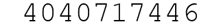 Number 4040717446.