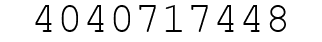 Number 4040717448.