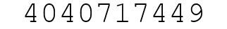Number 4040717449.
