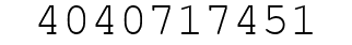 Number 4040717451.