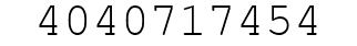 Number 4040717454.