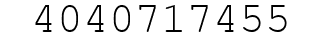 Number 4040717455.