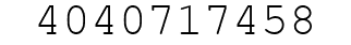 Number 4040717458.