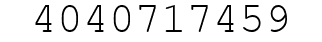 Number 4040717459.