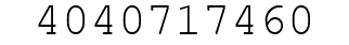 Number 4040717460.