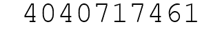 Number 4040717461.