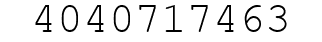 Number 4040717463.