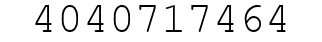 Number 4040717464.