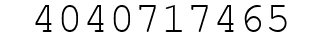 Number 4040717465.