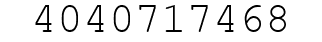 Number 4040717468.