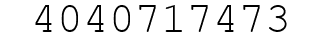 Number 4040717473.