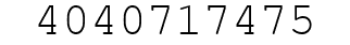Number 4040717475.