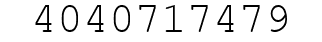 Number 4040717479.