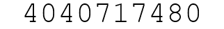 Number 4040717480.