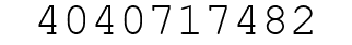 Number 4040717482.