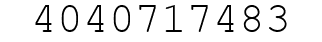 Number 4040717483.