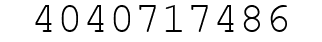 Number 4040717486.