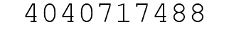 Number 4040717488.