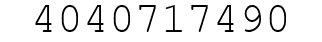 Number 4040717490.