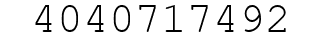 Number 4040717492.