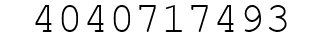 Number 4040717493.