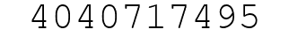 Number 4040717495.