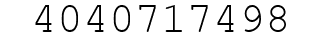 Number 4040717498.