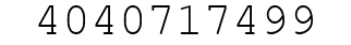Number 4040717499.