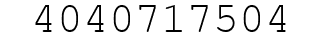 Number 4040717504.