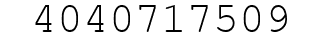 Number 4040717509.