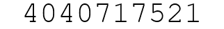 Number 4040717521.