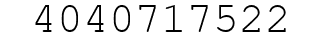 Number 4040717522.
