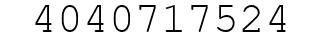 Number 4040717524.