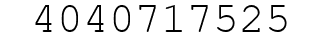 Number 4040717525.