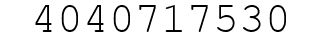 Number 4040717530.