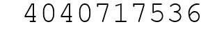 Number 4040717536.